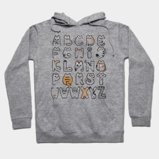 Cat Alphabet Hoodie